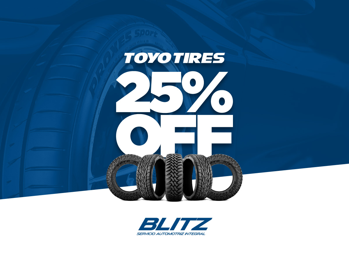 25% OFF en toda la línea TOYO